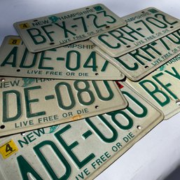 Mixed Lot Of NH License Plates (JS)