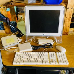 Vintage Mac PC With Keyboard And Mouse (Basement Left)