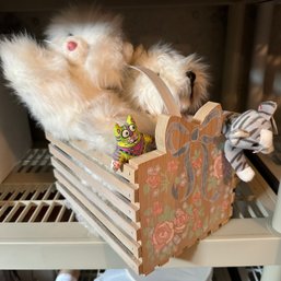 Stuffed Animal Lot Including Harrod's And Dakin (Basement Shelf)