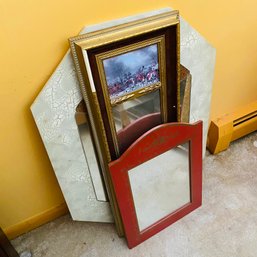 Assorted Wall Mirrors Lot (Bedroom 2)
