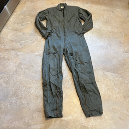 Vintage Vietnam War Era Flight Jumpsuit Size Medium Long (Blue BR)