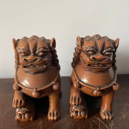 Pair Of Vintage Chinese Fu Foo Dogs (NH)