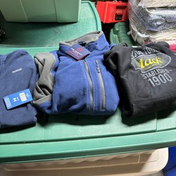 Mens Sweater Lot, Mostly Brand Name And Size L (Right Side BSMT)