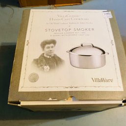 Villaware Stovetop Stainless Steel Smoker Pot - With Original Box (Basement Back)