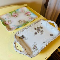 Pair Of Vintage Small Platters (DR)