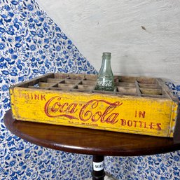 Vintage Coca-Cola Wooden Crate (B2)