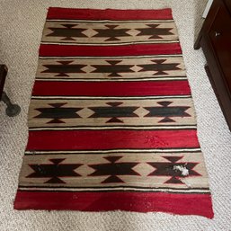 Antique 1920s Woven Navajo Rug - See Photos (BR 1)