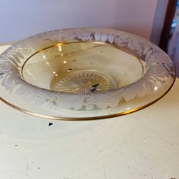 Vintage Rounded Edge Glass Bowl (DR)