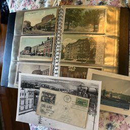 Binder Of Vintage/Antique Post Cards, Mostly Portsmouth, NH (Master BR)