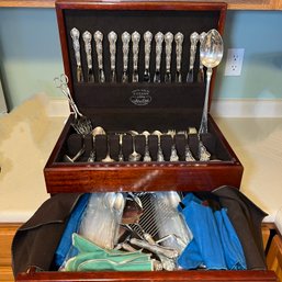 Wow! Huge Gorham Sterling Silver Cutlery Set 'Rondo' Pattern With Extras (kitchen)