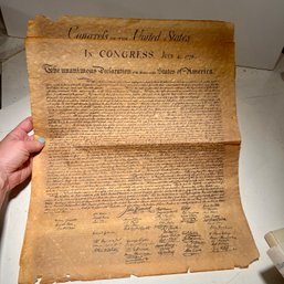 Replica Of The Declaration Of Independence (BSMT)