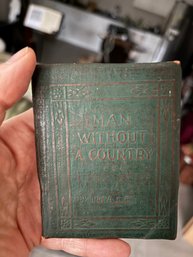 'The Man Without A Country' By Edward Hale - Antique Little Green Hardcover Book