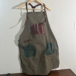 Heavy Canvas & Leather Apron (OA)