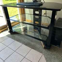 Glass Top Media Stand (LR)