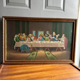 Vintage Framed Art, The Last Supper (Front LR)