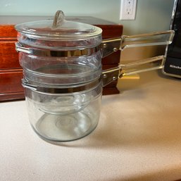 Vintage Pyrex Flamewear Double Boiler (kitchen)