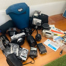 Wow! Vintage Camera Equipment & Accesories, Including Minolta  Konica Cameras (LR)