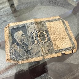 Vintage Paper Money: 10 - Dieci - Lire (LR)