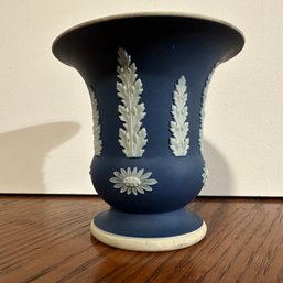 Vintage Wedgwood Blue Jasperware Vase (Basement 1)