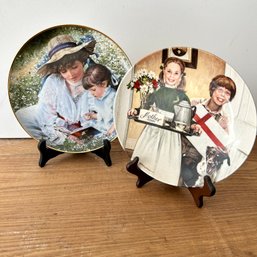 Mother's Day Alert! Pair Of Mother's Day Plates, KNOWLES & RECO MB2