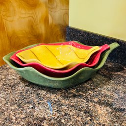 Home Trends Nesting Leaf Serving Bowls (Kitchen)