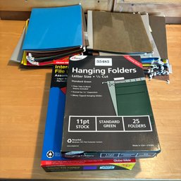 Lot Of New And Used File Folders (Attic 2)