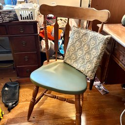 Vintage Wooden Side Chair (office)