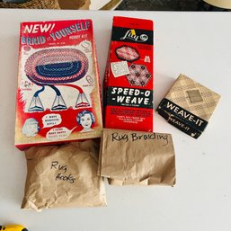 Vintage Rug Braiding Kits And Supplies (NK)