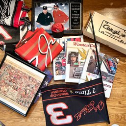 NASCAR Collection: Flags, Plaques, Books, Etc (office)
