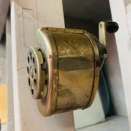 Vintage Boston Hand Crank Pencil Sharpener