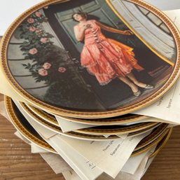 Wow! Eleven KNOWLES Norman Rockwell 'Rediscovered Women' Collector's Plates (GarageMid) MB2