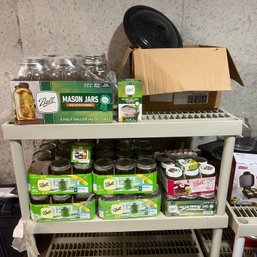 Everything You Need Canning Supply Lot: Jars, Stock Pot And Accessories (Basement)