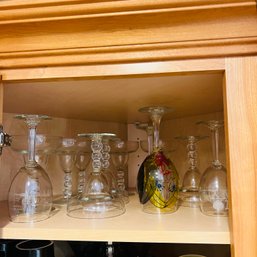 Cabinet Lot: Assorted Stemware (Kitchen)