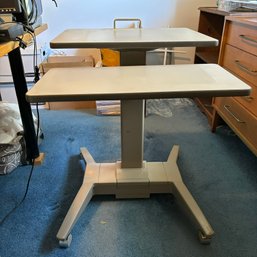 Adjustable Work Station/desk With Metal Base (garage)