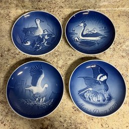 Set Of Four Bing & Grondahl Vintage Plates (Basement)