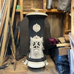 Wow! Stunning Enamel Wood/coal GODIN Stove! (barn)