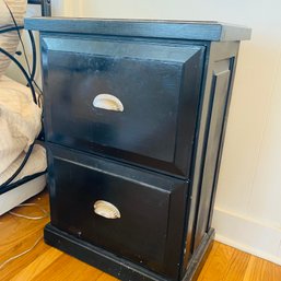 Small 2 Drawer Cabinet (missing Back/contents Not Incl) Office