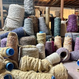 Massive Lot Of Vintage Yarns, Mixed Materials (BSMT)