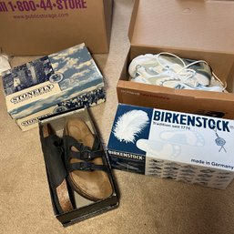 Two Pairs Of Birkenstock Sandals, New Balance Sneakers And Stonefly Mary Janes (Master BR)