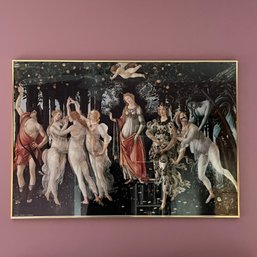 Large Framed Botticelli Vintage Poster Print - Printed In Italy (Master BR)