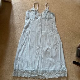 Vintage French Maid Lingerie Company Light Blue Chemise/Nightgown (Master Bedroom)
