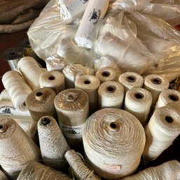 WOW! Huge Lot Of Vintage Imported 100 Irish Scottish Linen Yarn (BSMT)