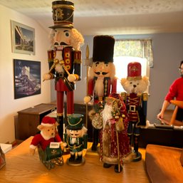 Nutcracker And Holiday Figures Lot  (Attic 3)