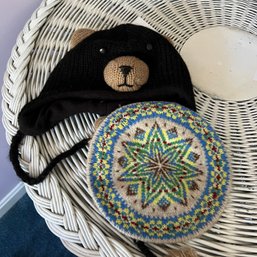 Shetland Wool Beret And Bear Hat (BR 2)