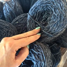 16 Navy Blue Yarn Skeins (BSMT)