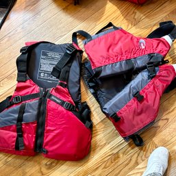 Pair Of Adult PFD Floatation Device, Life Preservers (office)