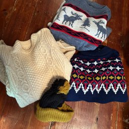Charming Vintage Knit Sweaters & Hat (MB)