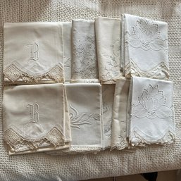 Vintage Embroidered Pillowcases (Master Bedroom)