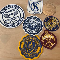 Vintage College Patches And Manchester Tennis Assoc. (NK)