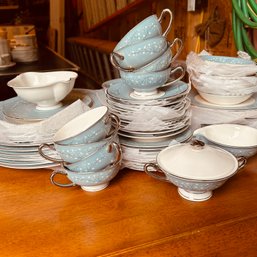 Wonderful Collection Of Syracuse Minuet China, Stored Very Well - Count In Description (garage)